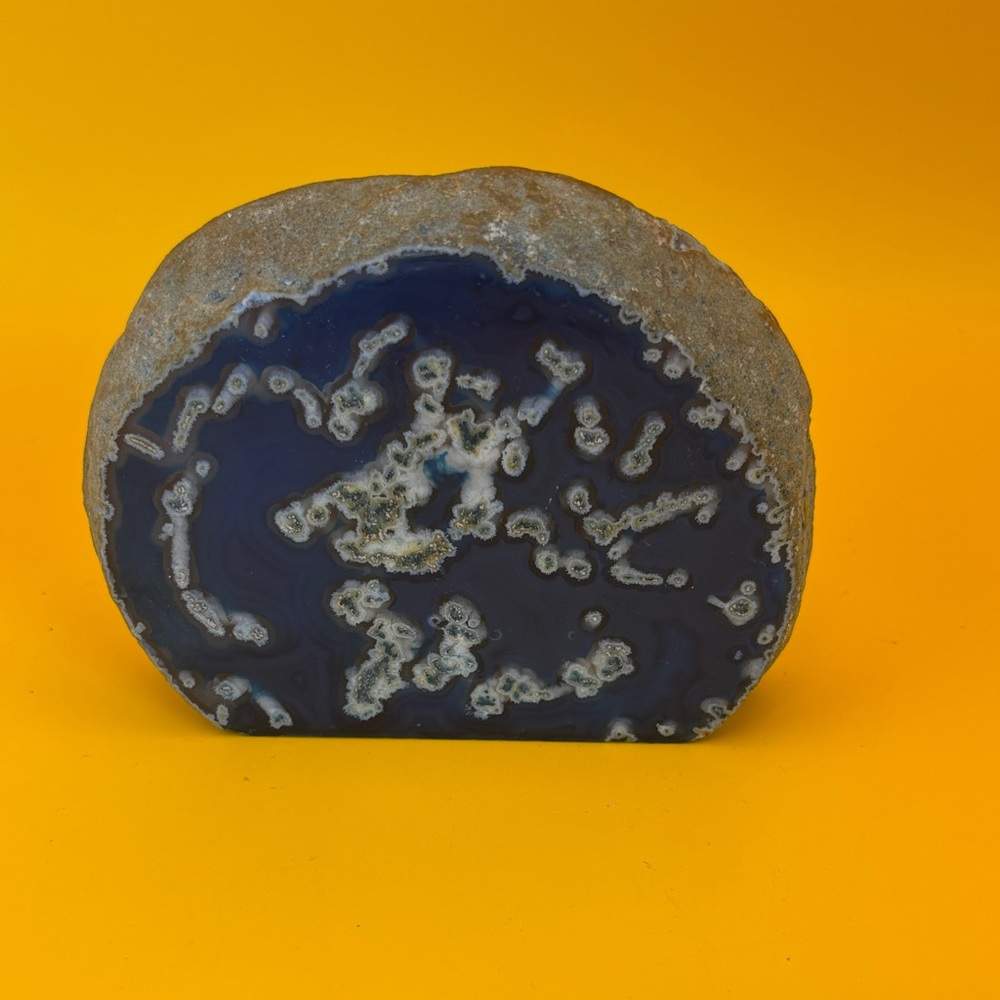Blue Agate Stone Decor